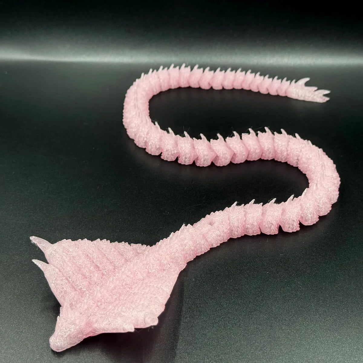 3D Printed Mythic Spiked Viper - 52cm Flexible Dragon Toy