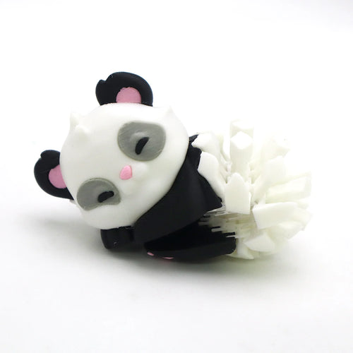 3D Printed Articulated Panda - Flexible Animal Fidget & Decor